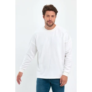 3 İplik Şardonsuz Bisiklet Yaka Sweatshirt RD24KE055407