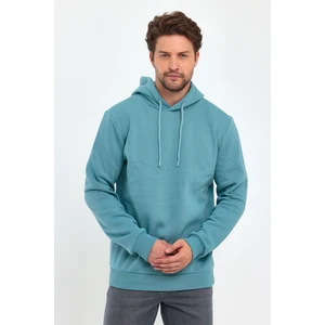 3 Ip Şardonlu Kapuşonlu Cepsiz Sweatshirt RD24KE054902