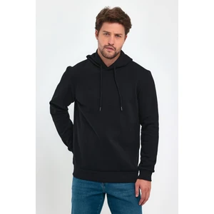 3 Ip Şardonlu Kapuşonlu Cepsiz Sweatshirt RD24KE054902