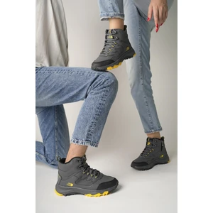 Alaska Unisex Garantili Trekking Outdoor Bağcıklı Yandan Fermuarlı Kışlık Bot