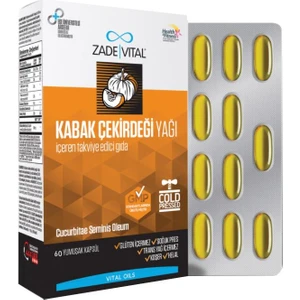 Zade Vital Kabak Çekirdeği Yağı 60 Kapsül
