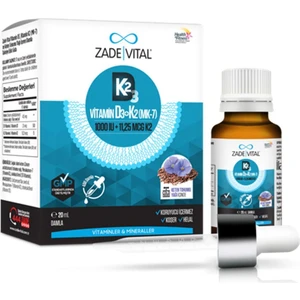 Zade Vital Vitamin D3K2 1000 IU Damla 20 ml
