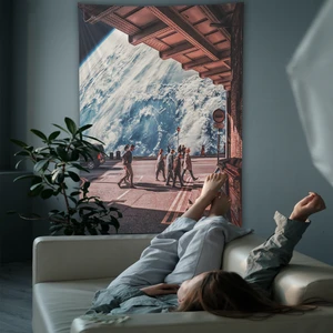 The Lucid Lab Flow Of Life Duvar Örtüsü - 100 cm x 135 cm