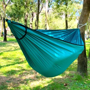 Kamp Hamağı Salıncak Hamak Turkuaz Yeşil Renk Piknik Bahçe Balkon Outdoor Pratik Kurulum