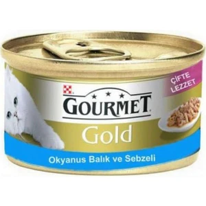 Gourmet Gold 6 Adet Gourmet Gold Balik&ispanak Çifte Lezzet-85 gr