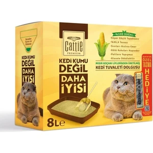 Süper Topaklanan Mısır Koçanı Kedi Tuvaleti Dolgusu 8 lt