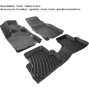 Tesla Model Y 2020 Uyumlu Özel Tasarım 3D Paspas