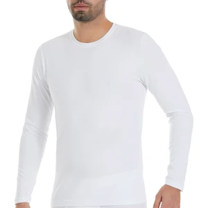 Yıldız Çamaşır Erkek Beyaz 3'lü Paket Uzun Kollu Likralı Tshirt