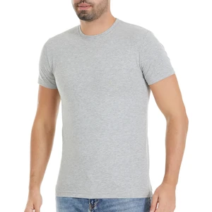Yıldız Çamaşır Erkek Gri 3'lü Paket Kısa Kollu Likralı Tshirt