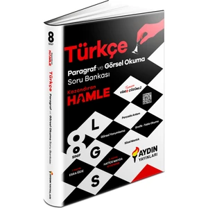 Aydın Yayınları 8. Sınıf Türkçe Paragraf ve Görsel Okuma Soru Bankası