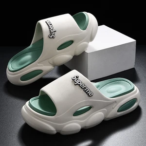 Terlik Erkek Dış Giyim Trendy Sandalet Erkek Doğa Sporları Erkek Ayakkabı Kaymaz Yumuşak Alt Plaj Sandalet Erkek Modelleri (Yurt Dışından)