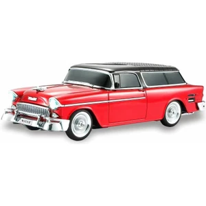 WS-1955 Klasik Araba Usb-Tf-Fm Radyo Bluetooth Hoparlör Kırmızı