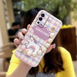 Telefon Kılıfı Oppo A55 4g Zincirli Tam Kapaklı Telefon Kılıfı (Yurt Dışından)