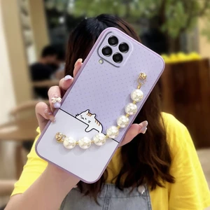 Telefon Kılıfı Samsung Galaxy M33 5g Zincirli Tam Kapaklı Telefon Kılıfı (Yurt Dışından)