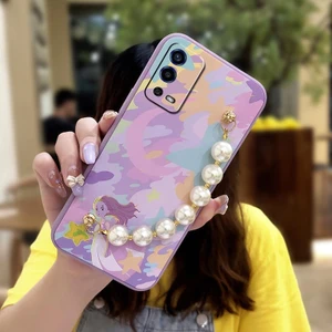 Telefon Kılıfı Oppo A55 4g Zincirli Tam Kapaklı Telefon Kılıfı (Yurt Dışından)