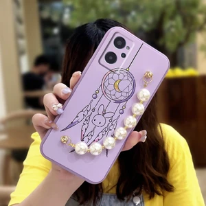 Telefon Kılıfı Oppo Realme 9i Zincirli Tam Kapaklı Telefon Kılıfı (Yurt Dışından)