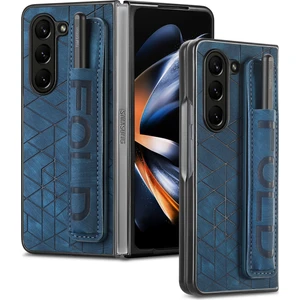Telefon Kılıfı Samsung Galaxy Z Fold 5 Kalem Yuvalı Deri Telefon Kılıfı Kabuğu (Yurt Dışından)