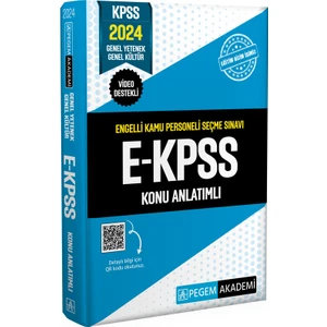 Pegem Akademi Yayıncılık 2024 E-KPSS Konu Anlatımlı