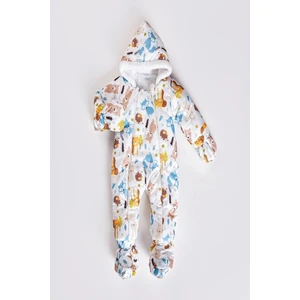 Sevimli Tilki Kirpi Ayı Tak Çıkar Patikli Kürklü Bebek Kozmonot Tulum