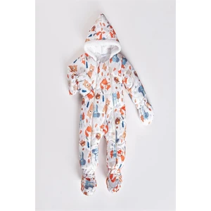 Sevimli Tilki Kirpi Ayı Tak Çıkar Patikli Kürklü Bebek Kozmonot Tulum