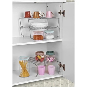 Orsa Home 3 Adet 31 cm Krom Dolap Içi Düzenleyici Raf,mutfak Organizeri,düzenleyici Raf