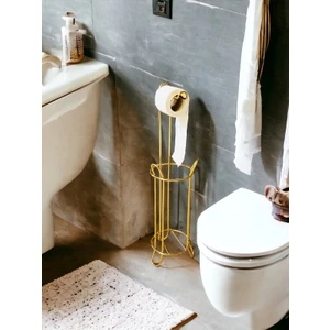 Renk Yapı Rüyası Ayaklı Tuvalet Kağıtlığı Wc Kağıtlık Paslanmaz Yedekli Tuvalet Kağıtlığı Biriktirmeli Gold