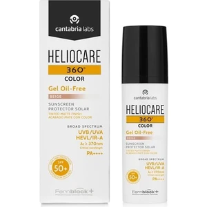 360 Gel Oil Free Renkli Beige Yağsız Spf+50 Jel Güneş Koruyucu 50 ml