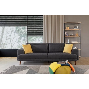 Perla Sofa Nobis Yataklı Kanepe Babyface Antrasit