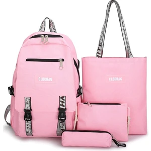 Sırt Çantası Dört Parçalı Set Anne Çantası Sırt Çantası Okul Çantası (Yurt Dışından)