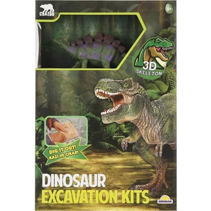 Figürlü 3D Kazı Seti Dinozor Stegosaurus