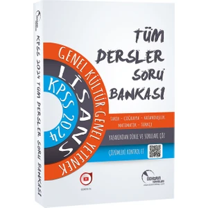 Doktrin Yayınları 2024 KPSS Lisans Genel Kültür Genel Yetenek Tüm Dersler Tek Kitap Soru Bankası (3.000 Soru)