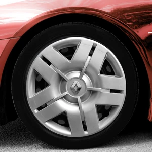 Renault R 9 13 Inç Jant Kapağı Amblemli Gri 4'lü Set 102