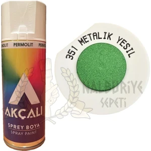 Sprey Boya Metalik Yeşil (Simli) 400 ml - 351