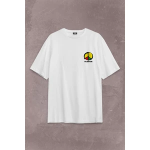 Kendim Seçtim Michael Jackson Olodum They Dont Don't Care Sırt Ön Baskılı Oversize Tişört T-Shirt