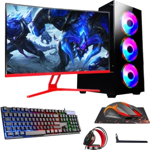 Gaming RG505-0160 R5 5500 32GB Ram 512GB SSD 1tb HDD 1650/4GB 27INÇ Oyuncu Bilgisayarı