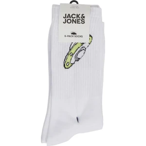 Jack & Jones Jacathletic Space Tennis Socks 5 Pack Unisex Yeşil Çorap 12240536-Green