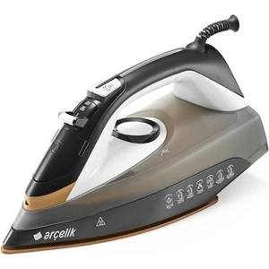 Buharlı Ütü K-4618 2400 Watt Bej Renk Damlama Önleyici Akrilik Taban