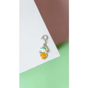 Corney Design Inci Küpeli Kız Me Charm 925 Ayar Gümüş