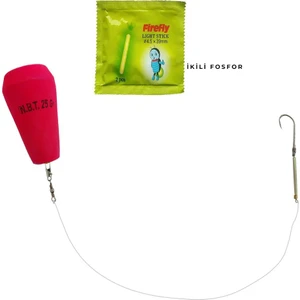 Avlivari Yaylı Şamandıralı Yüzey Fosforlu Set Çinekop-Sarıkanat-Lüfer Takımı 20 gr