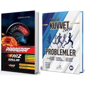 Hız ve Renk Yayınları Paragraf Soru Bankası ve Aktif Ögrenme Problemler Soru Bankası 2 Kitap Set