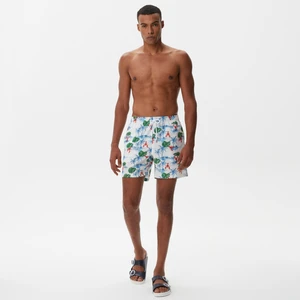 Erkek Beyaz Baskılı Deniz Şortu T35223T.1BW