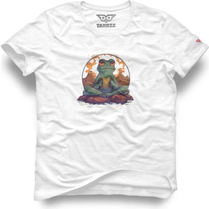 Frog Sitting On Stone Tasarım Tişört