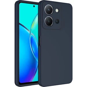 Vivo Y36 Kılıf Lansman Içi Kadife Kamera Lens Koruyuculu Silikon + Ekran Koruyucu