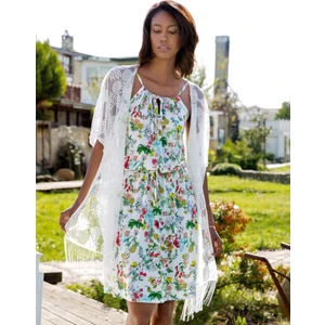 Yeni İnci Kadın Viskon Ip Askılı Elbise-Pareo Takım (1282)