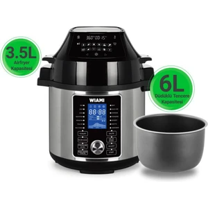 Düdüklü Tencere ve Airfryer Özellikli Akıllı Pişirici