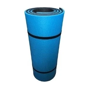 Taşıma Askılı Konfor Modeli Çift Taraflı Kaymaz Yoga Meditasyon Minderi Mavi Siyah Mat