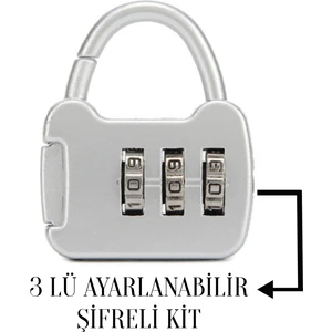 Başkent Çanta Valiz Şifreli Kilit Ayarlanabilir Askılı 8683255012565
