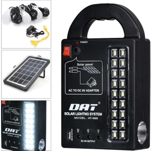 Solar Kamp Lambası Acil Durum Işığı Şarjlı USB Everton RT-999