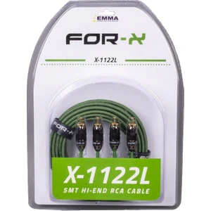Forx X-1122L 2 Rca + 2 Rca Bakır 5 Metre Kablo