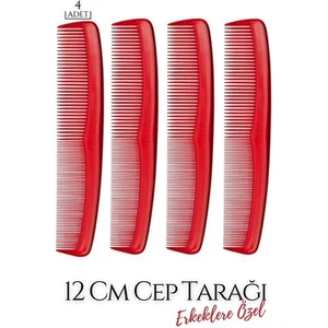 12 cm Erkek Cep Tarağı 4 Adet 718894